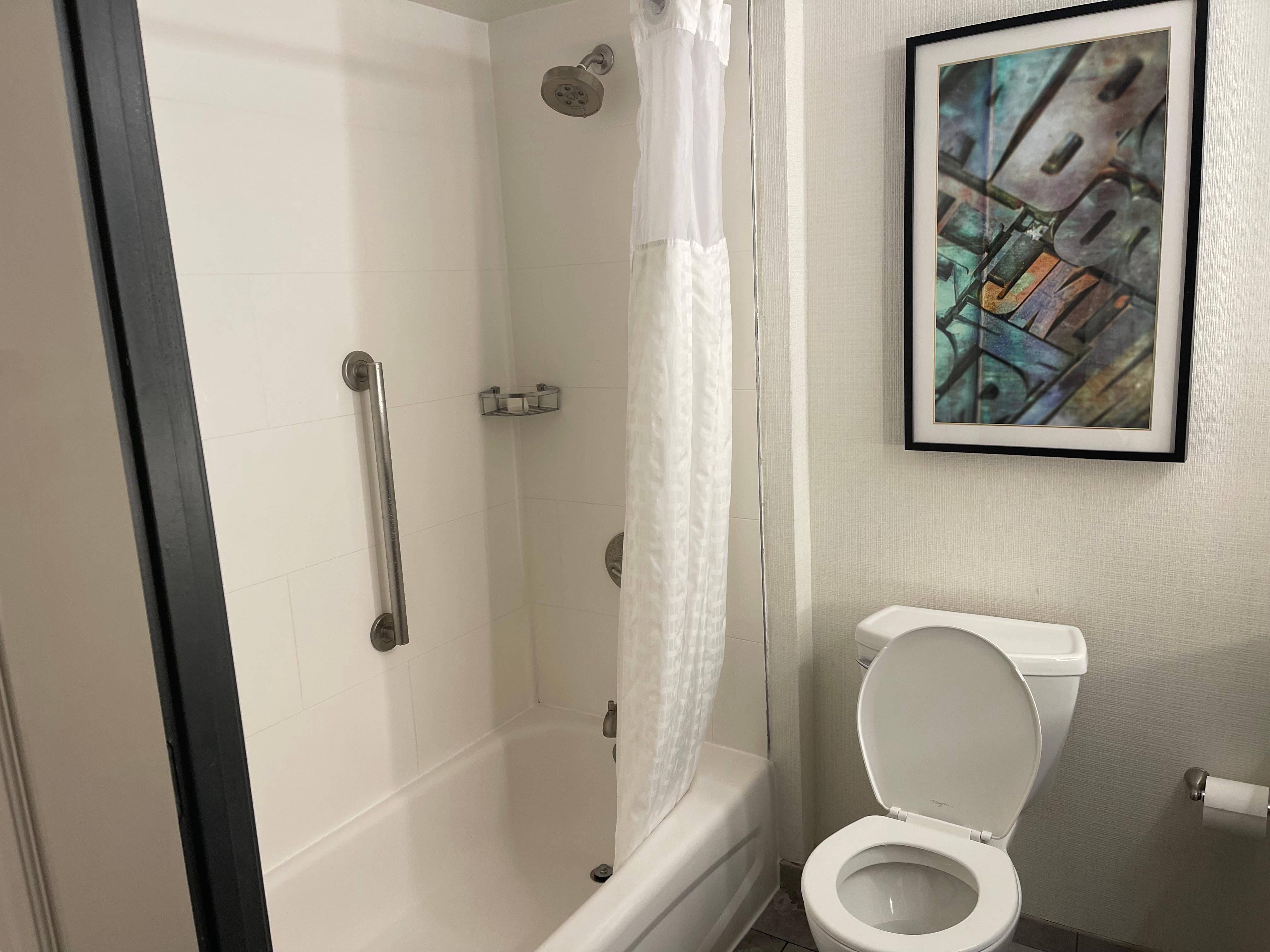 The bathroom was clean