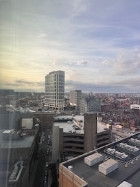 View from our room in the 17th floor