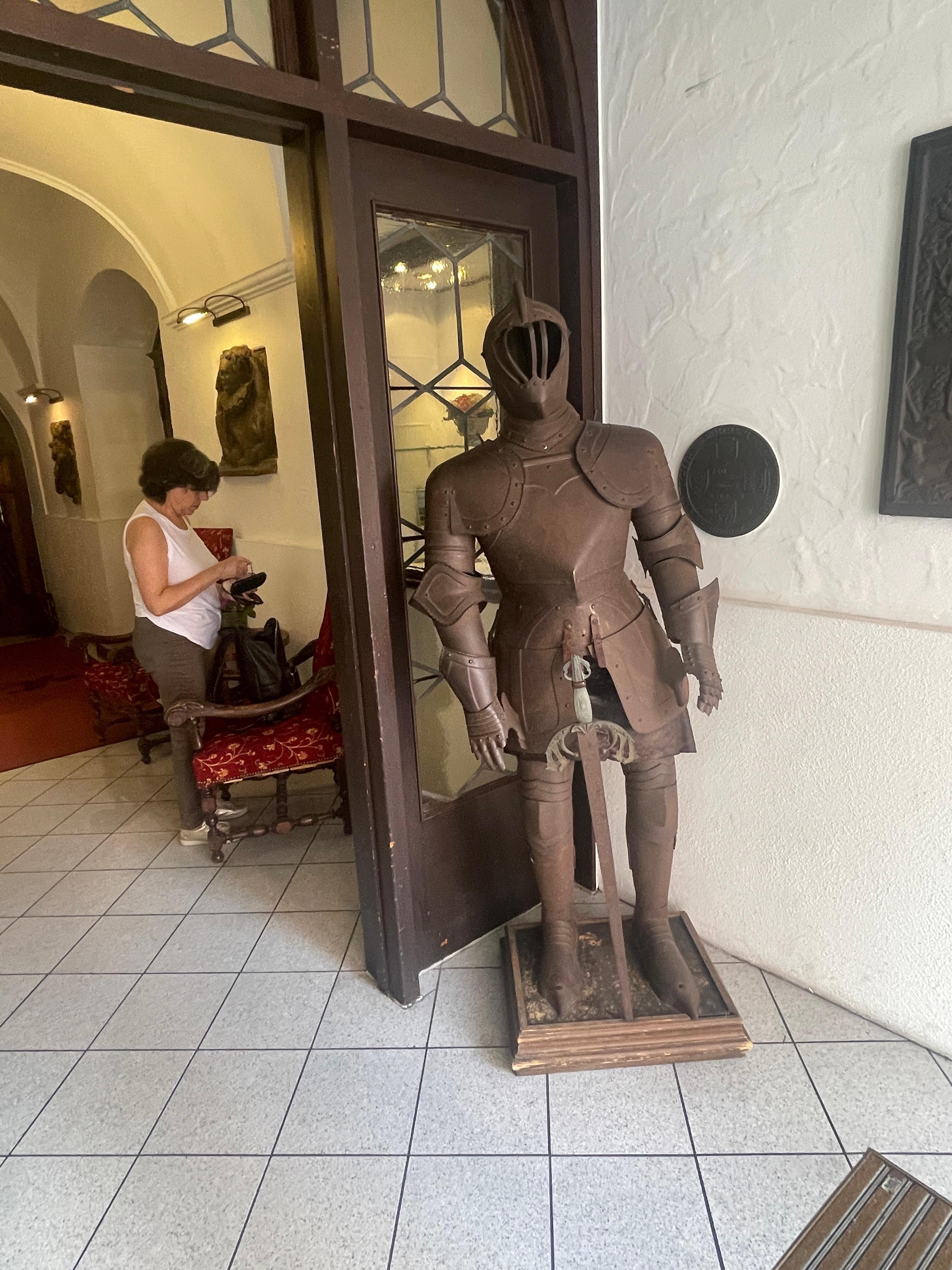 We were greeted by this guy :-)