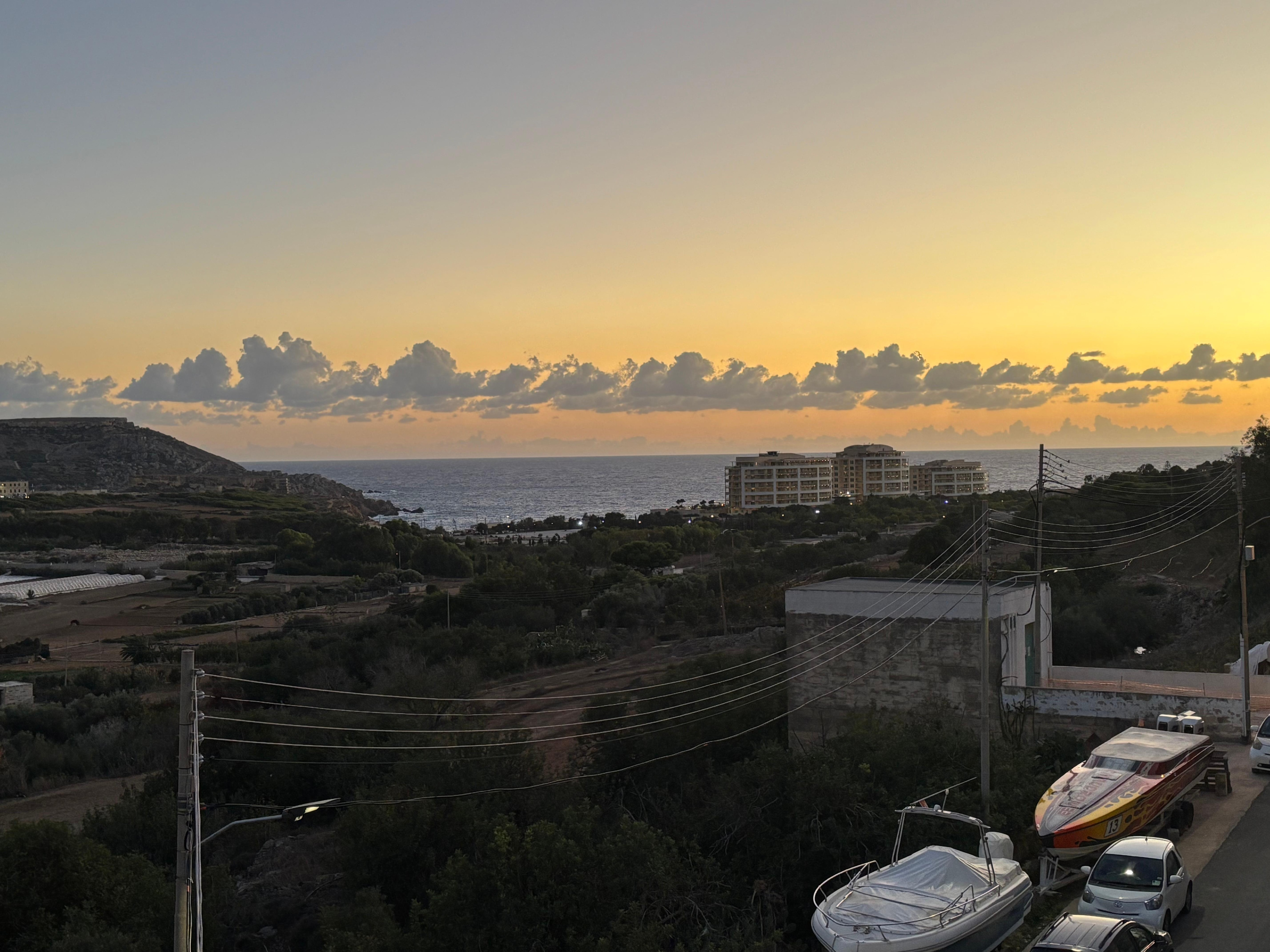 View to Golden Bay beach.