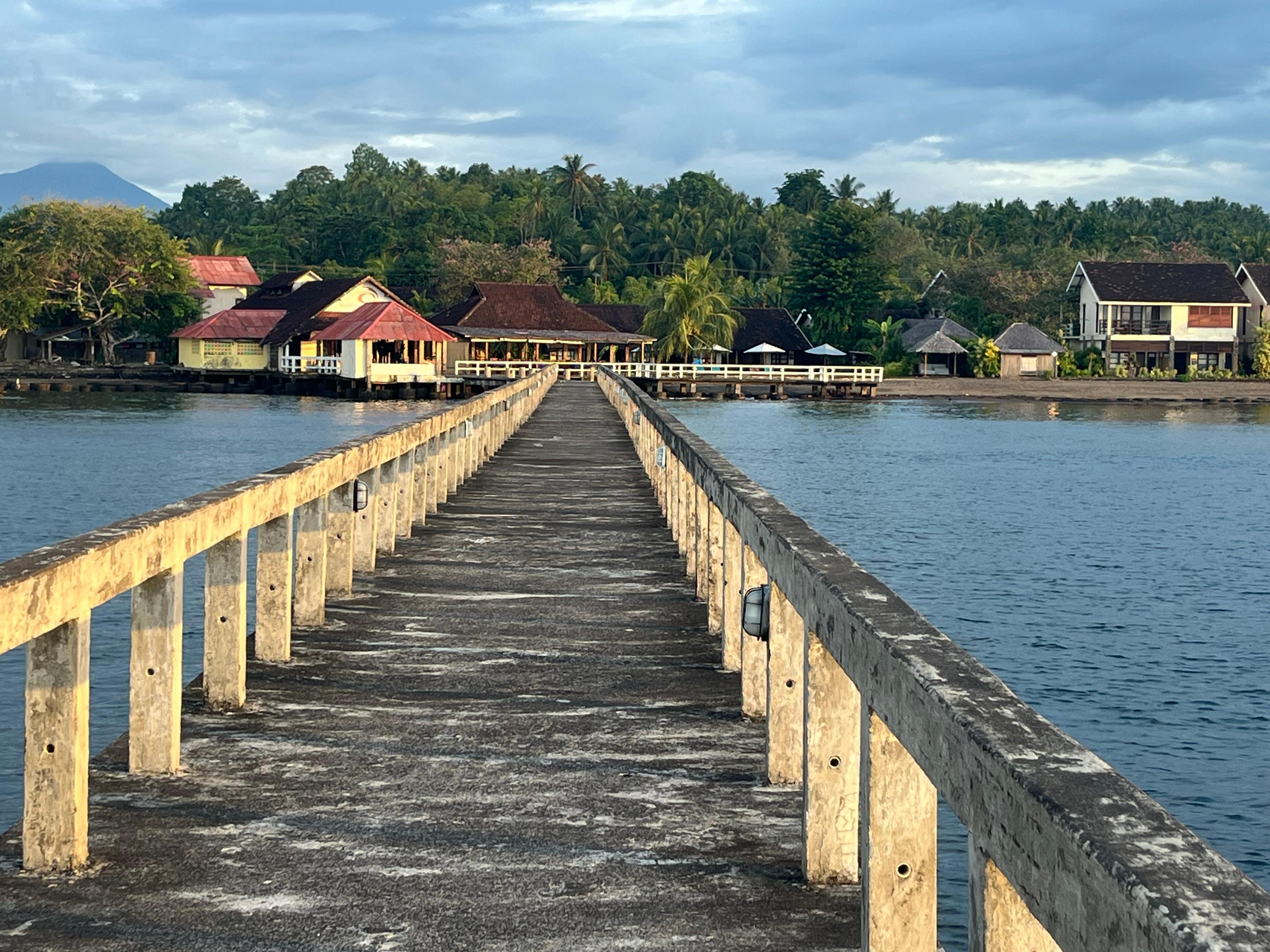 Resort view from the pier.