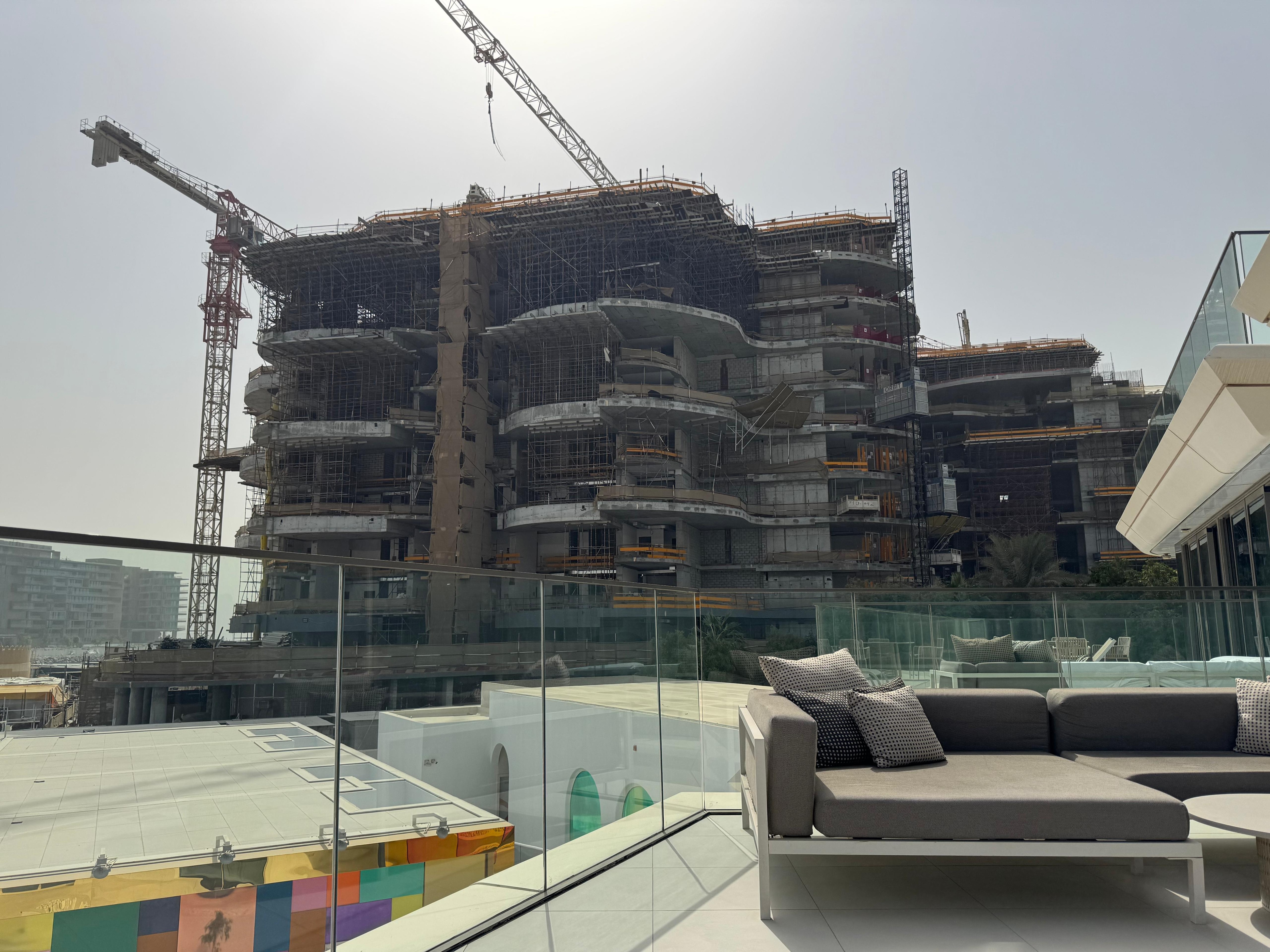 Our balcony view :-(