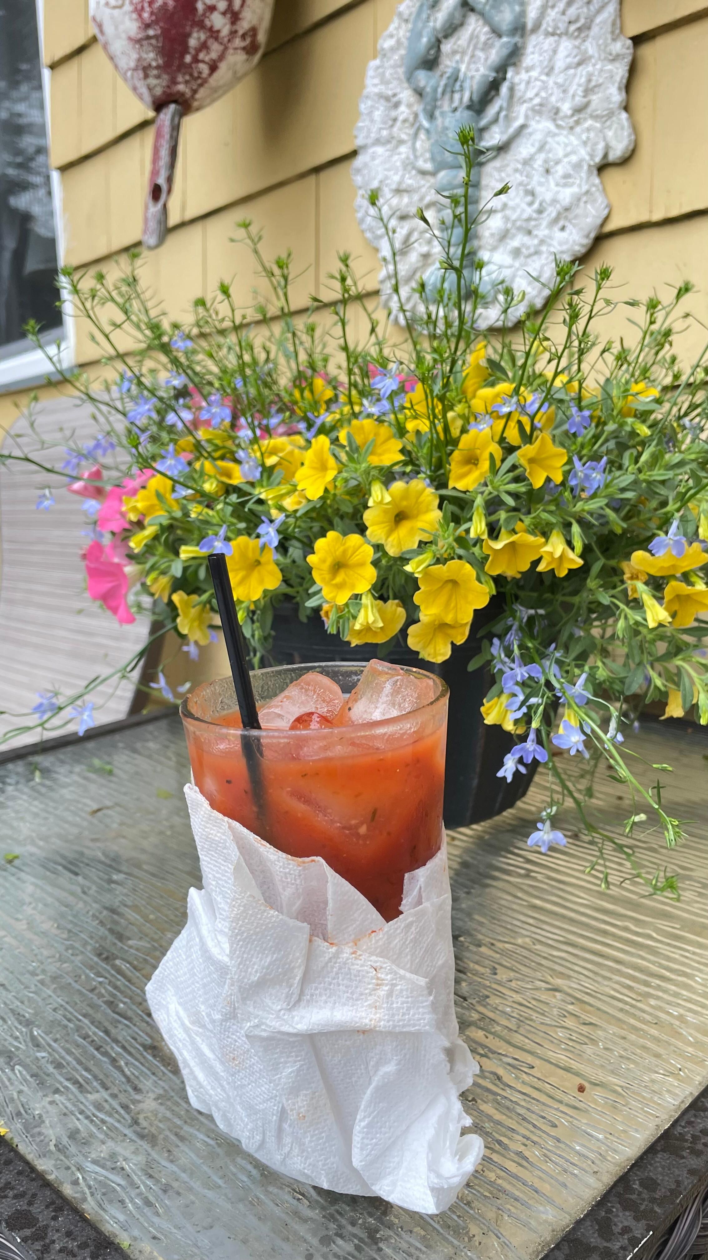 Don’t forget the Bloody Mary’s 