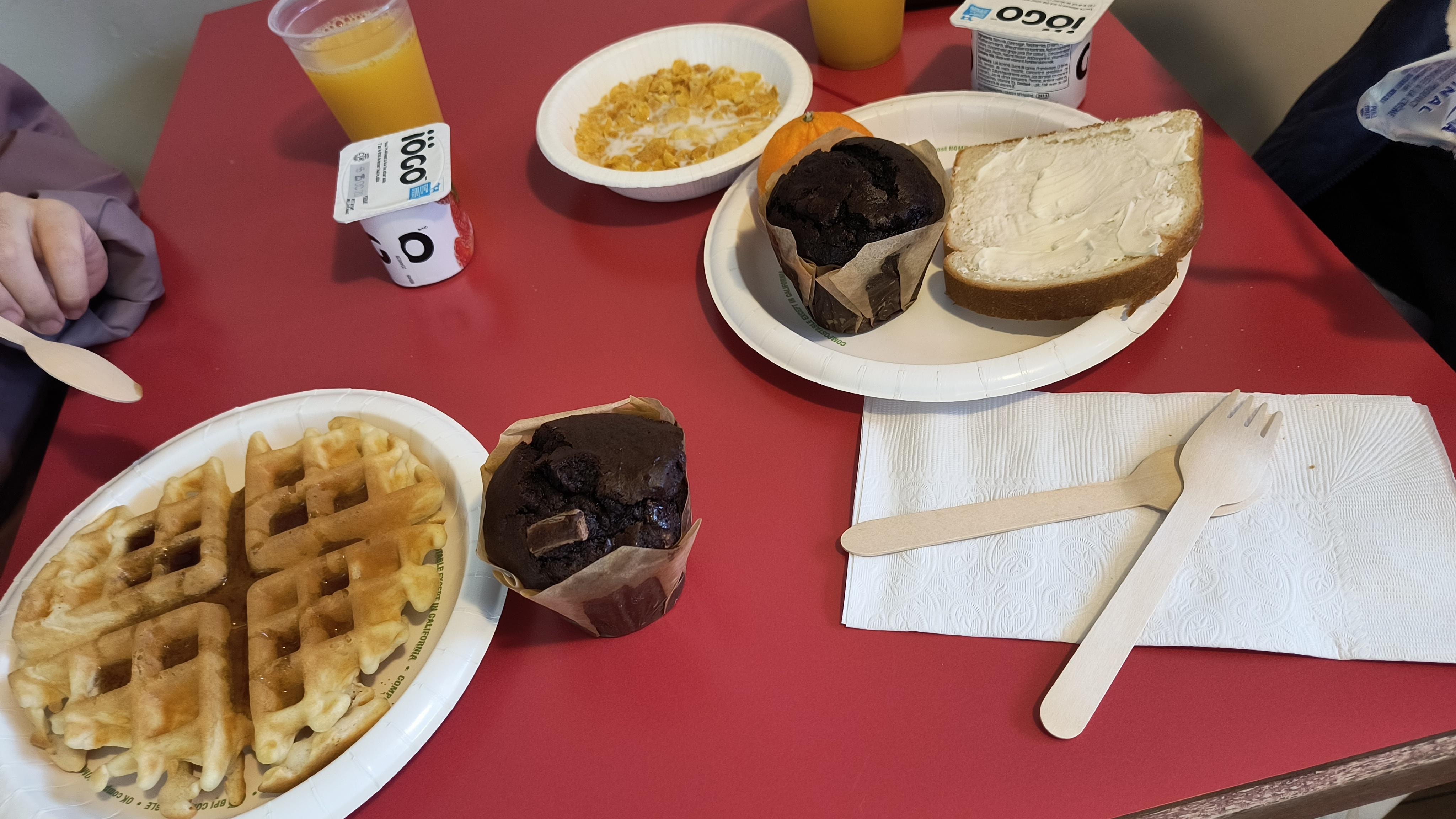 More than continental, generous portions