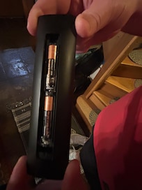 Corroded batteries in tv remote- did not work and no replacement batteries provided.
