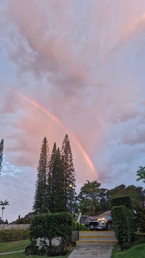 Sunrise rainbows