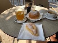 Breakfast at the Amato Caffe, Pompei