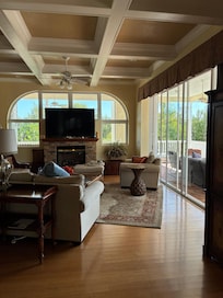 Living room out to middle deck