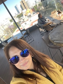 En la terraza un delicioso desayuno
El personal muy agradable