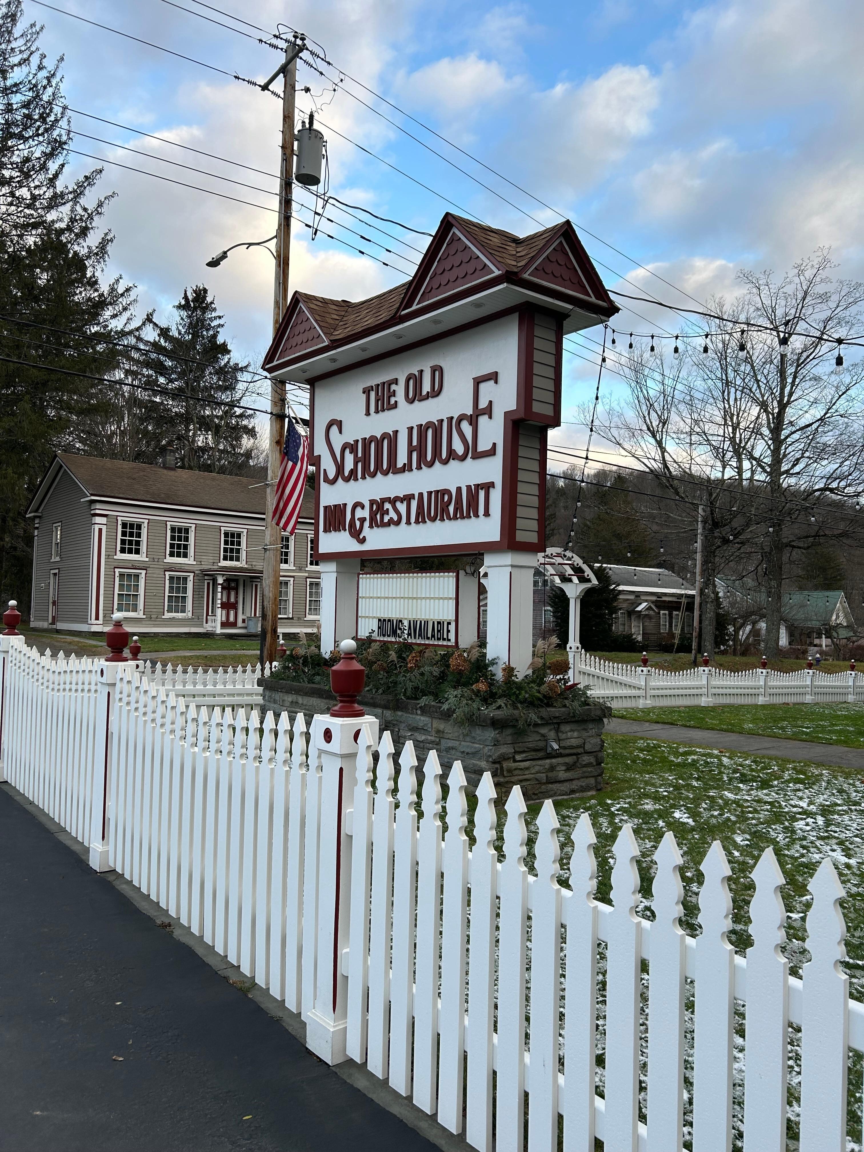 Old schoolhouse inn was delicious 