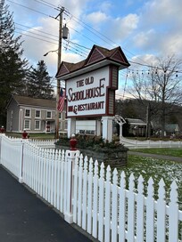Old schoolhouse inn was delicious