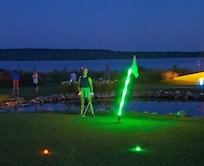 Glow golf