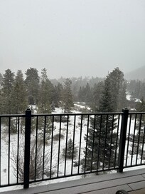 From the balcony. Spectacular views