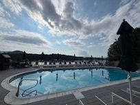 Waterfront hotel pool