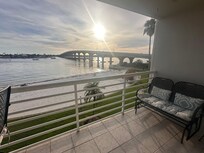 Spacious balcony