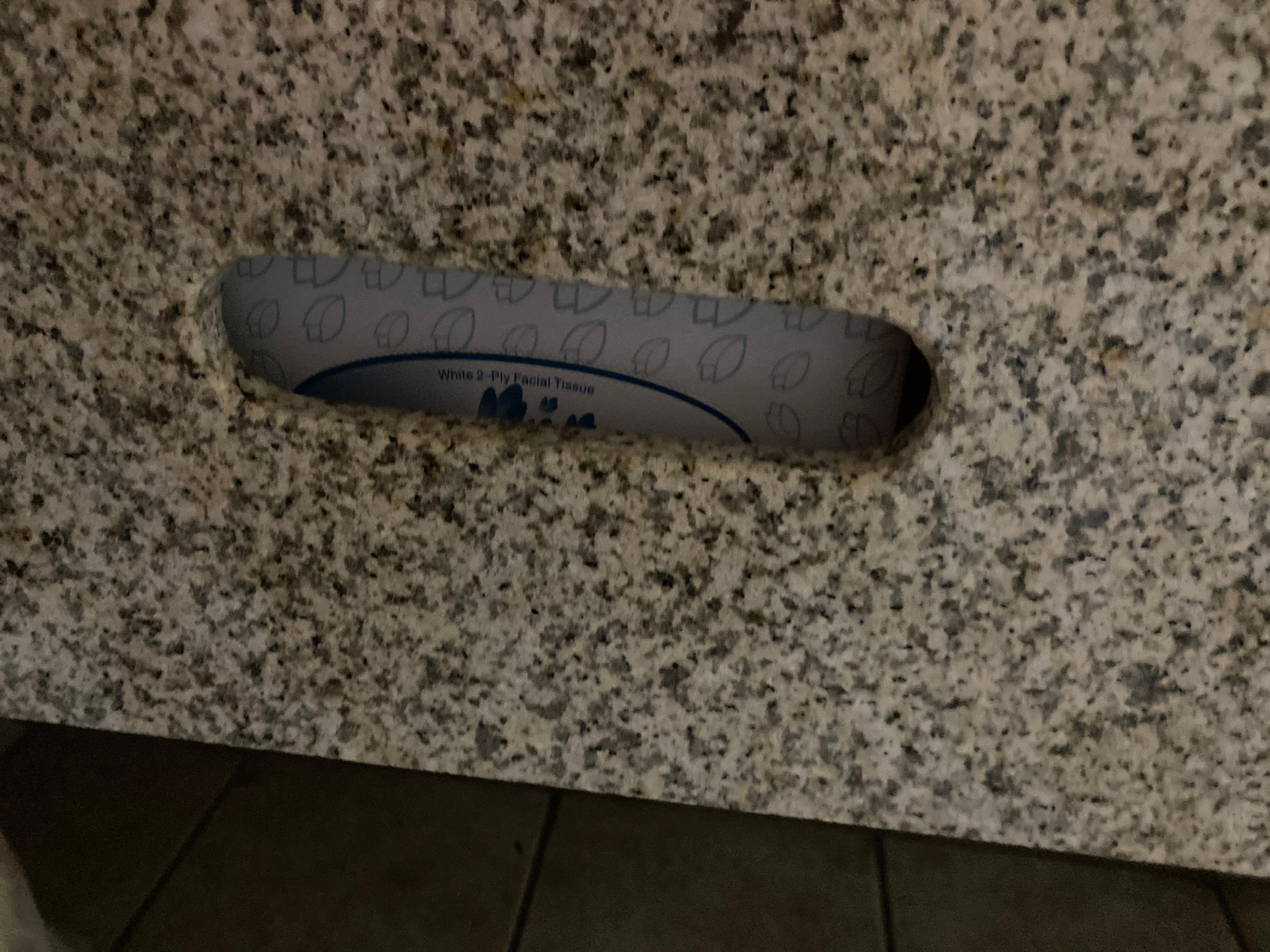No tissues
