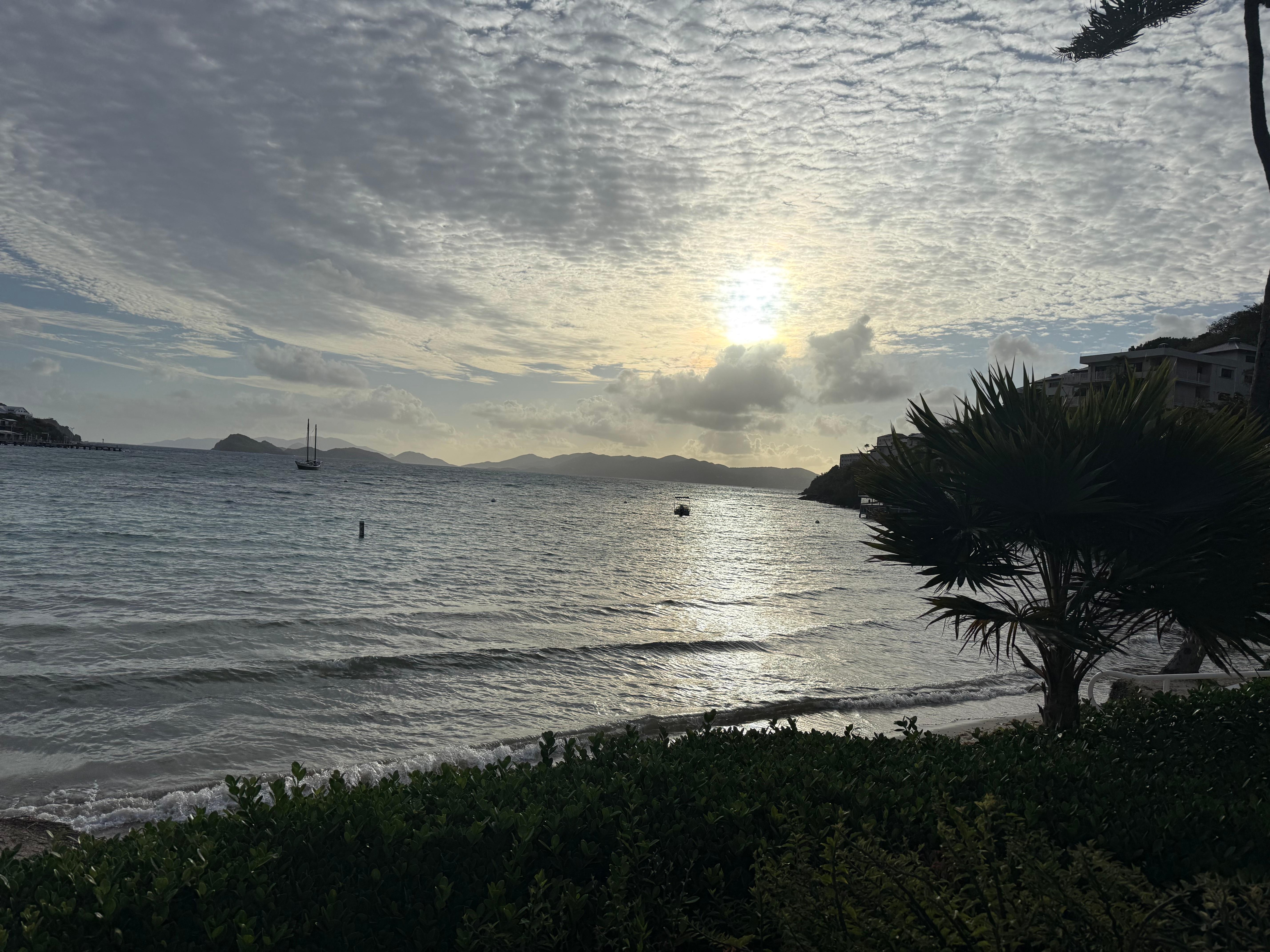 Morning views from the beach front 
