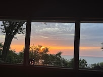 Sunset from living room