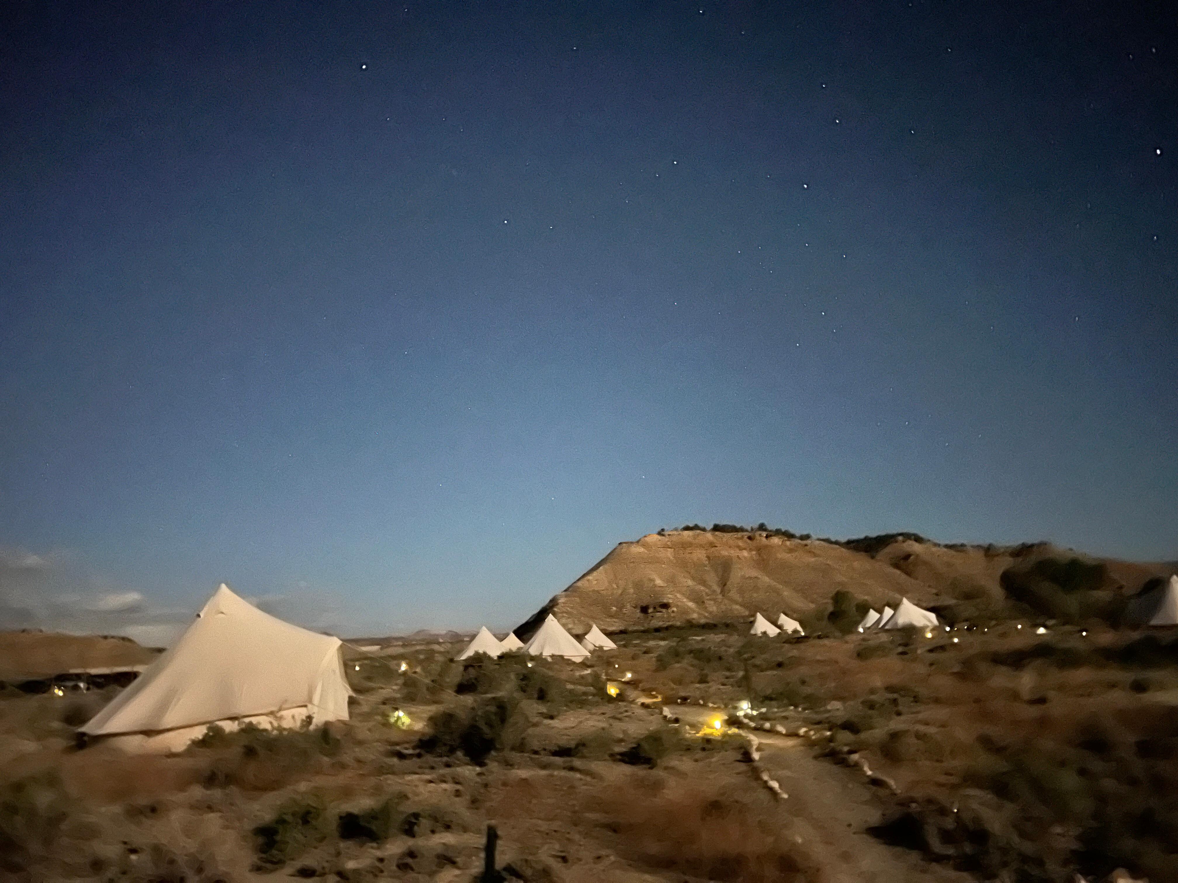 Middle of night in full moon. That was neat. 