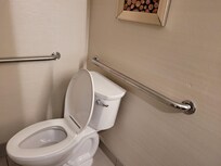 Toilet should be higher for handicapped people