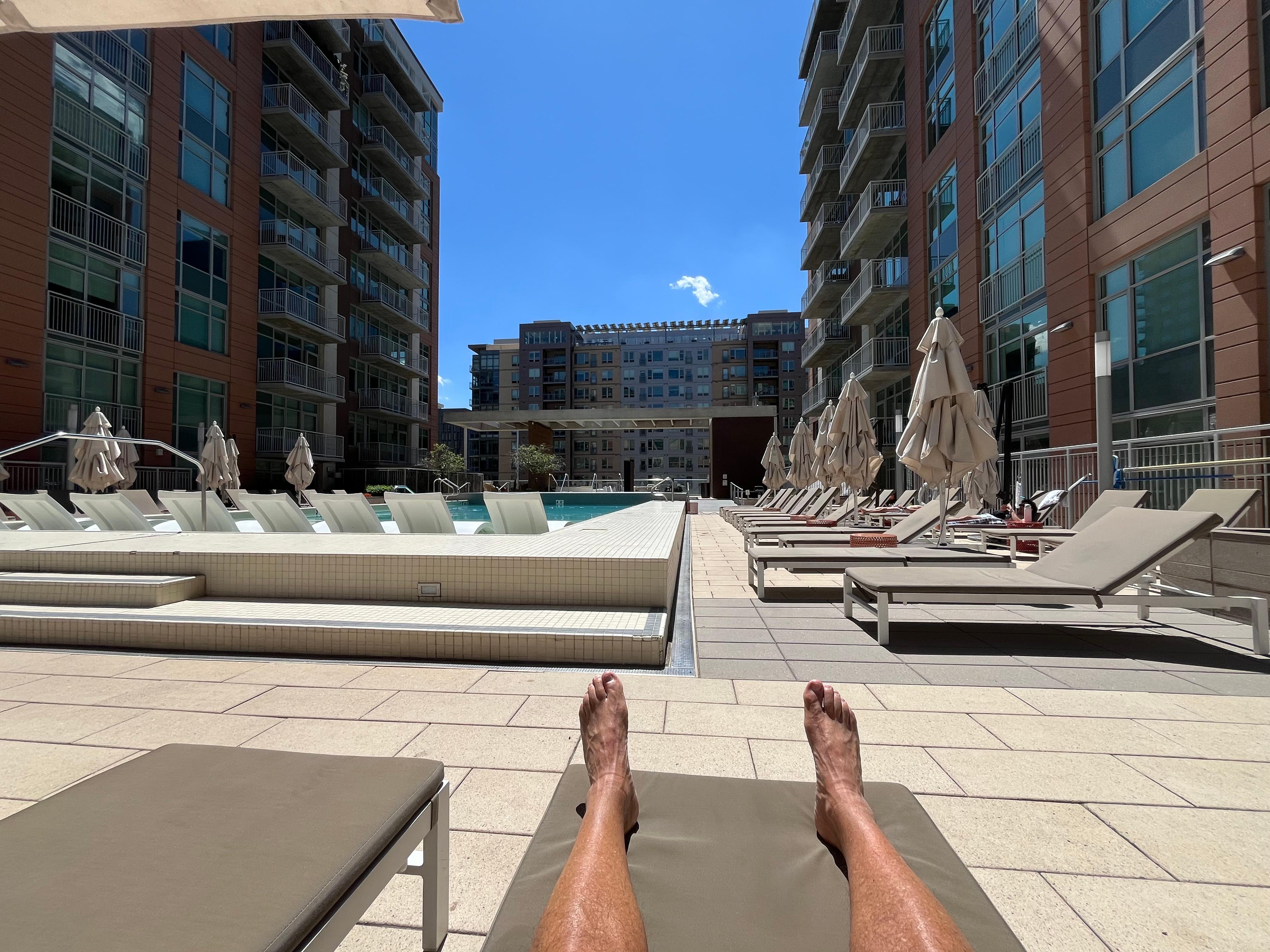 Great rooftop pool!
