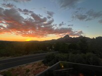 First evening from balcony...