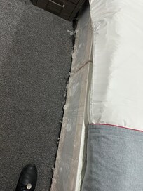 The bed could do with being look at