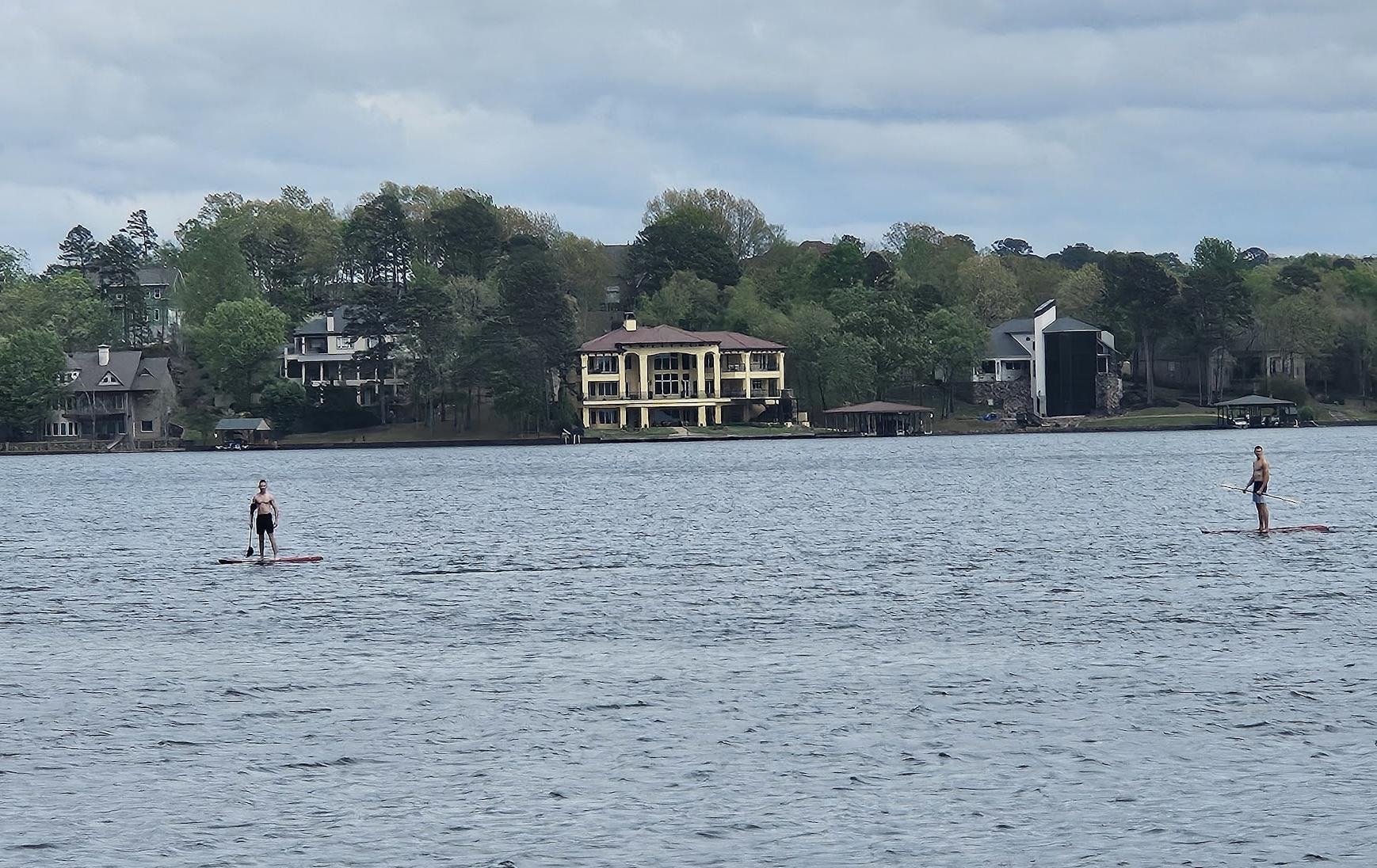paddle boards and kayaks were available for use at the house 
