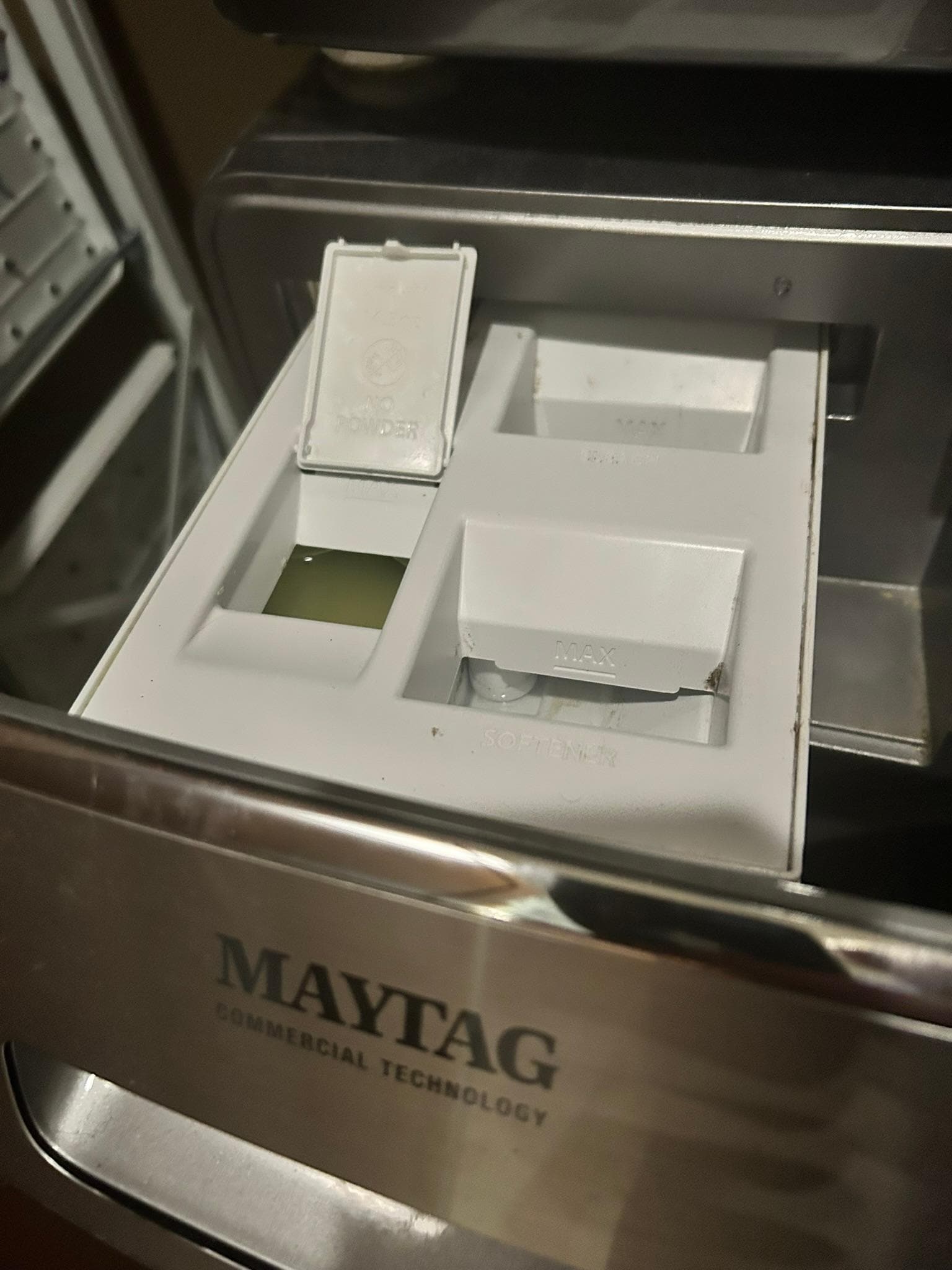 When you first get there see if this is full of moldy water.  It was super smelly and mold covered when I arrived so I cleaned it out.