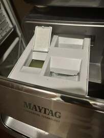 When you first get there see if this is full of moldy water. It was super smelly and mold covered when I arrived so I cleaned it out.