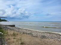 View from the shore