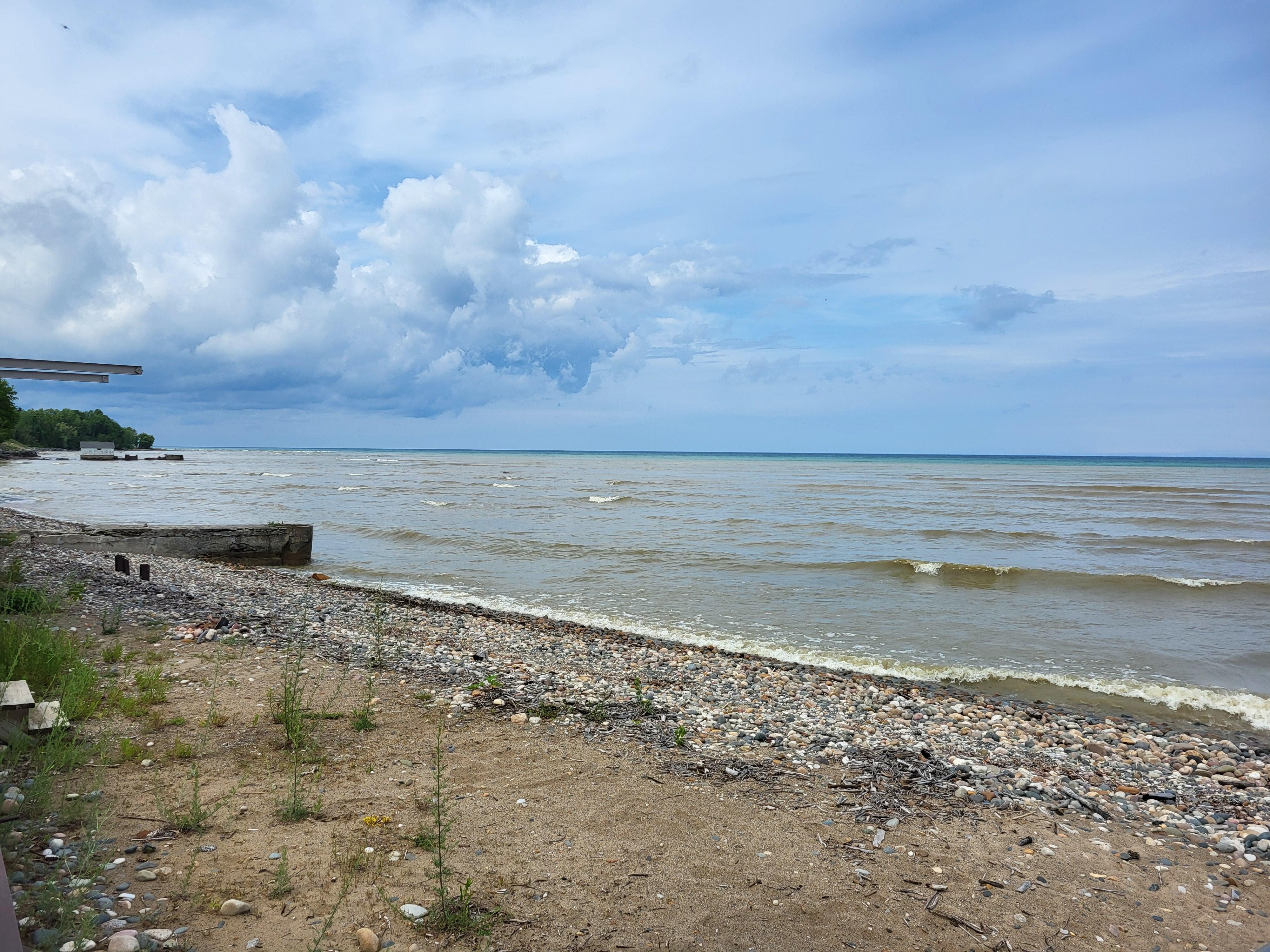 View from the shore