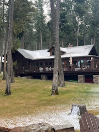 View of the house from the lake