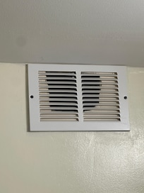 Just a hole in the wall with a vent cover