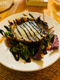 Goats cheese tart was scrumptious