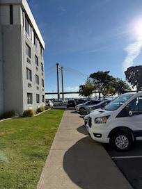 Taken in the parking lot