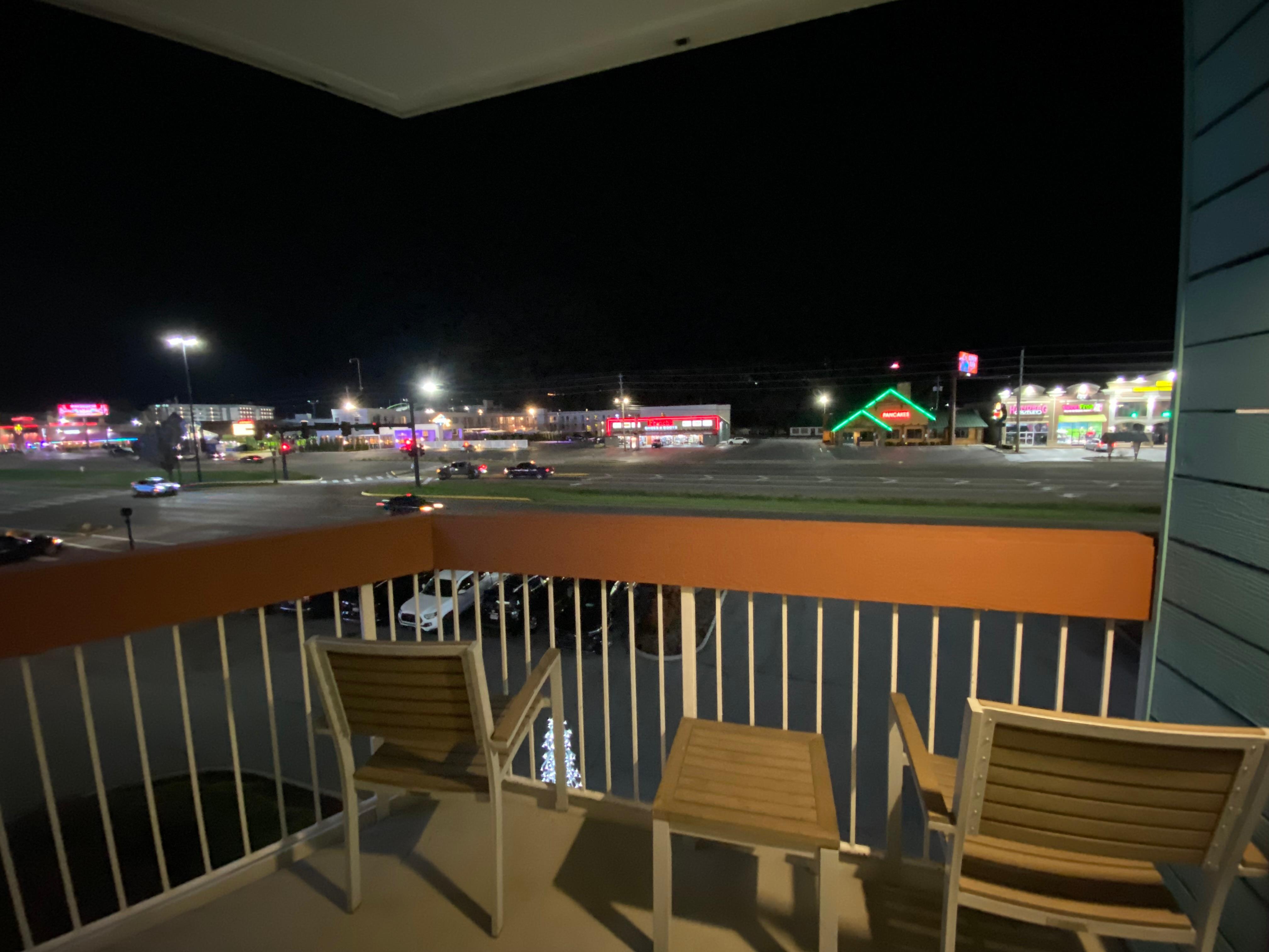 View from balcony on 3rd floor