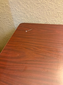 Dirt in table