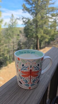 View from our balcony.