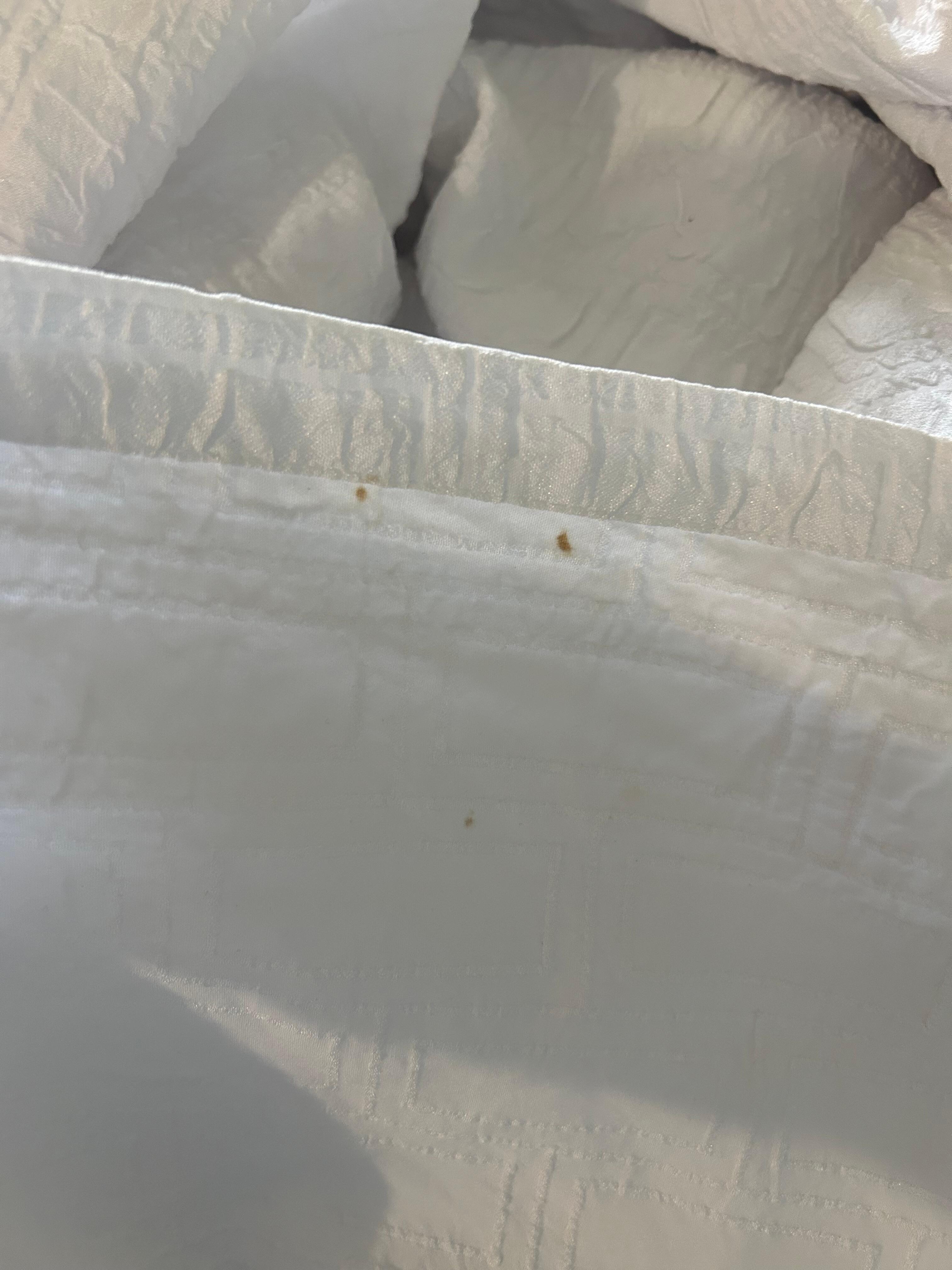 Stained linen