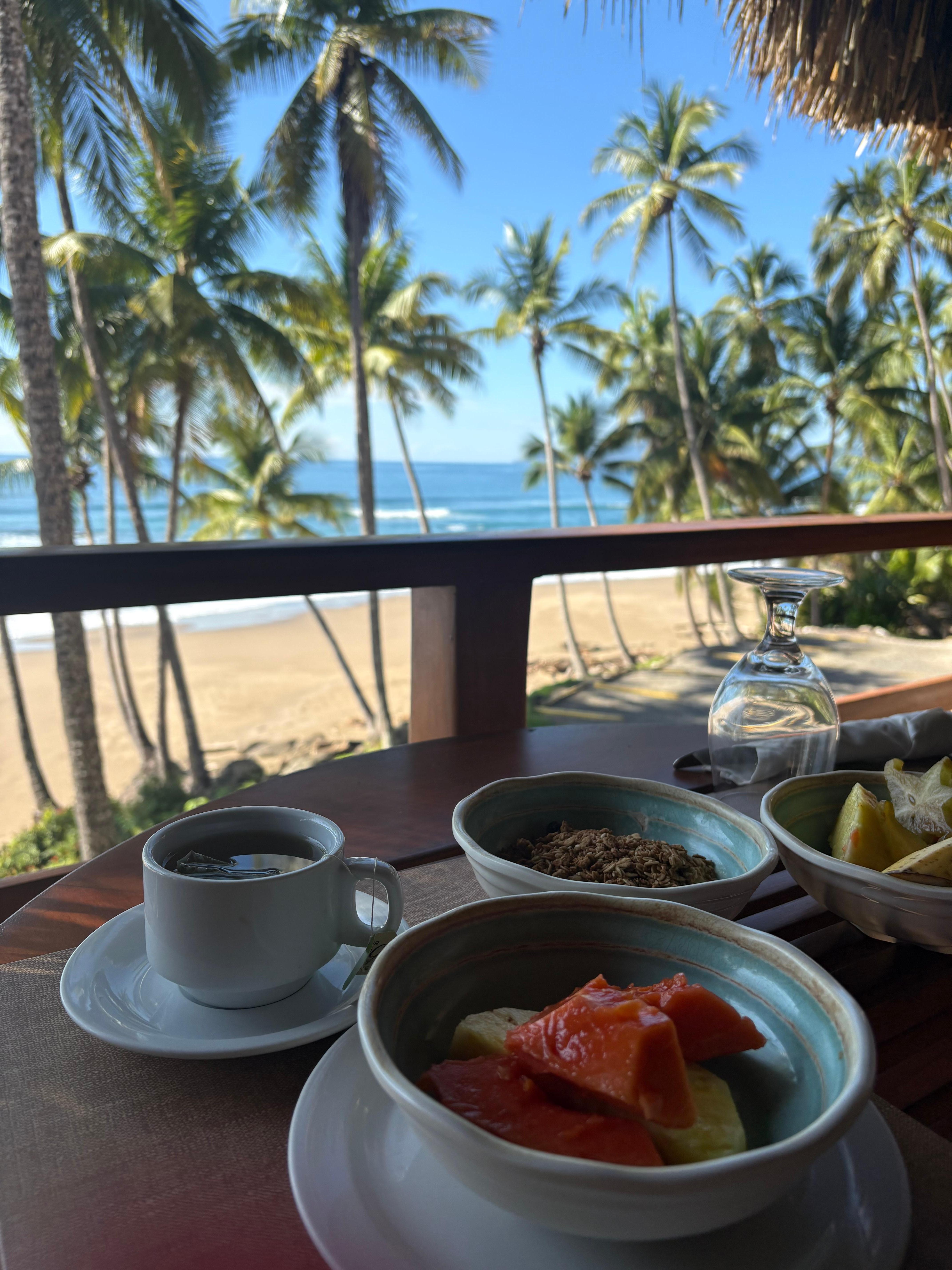 View from restaurant 