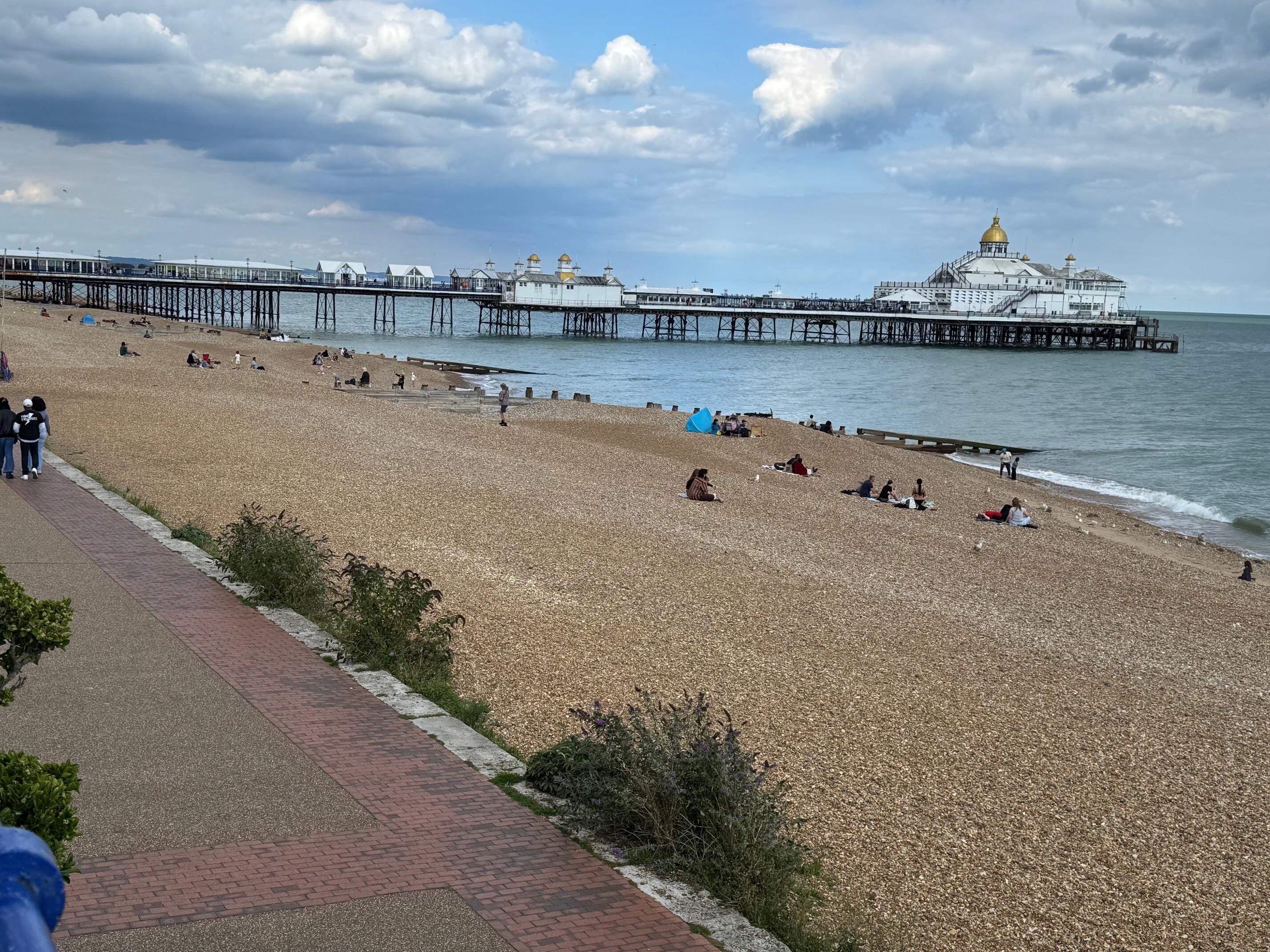 The pier is an amazing focal point.