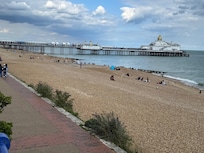 The pier is an amazing focal point.
