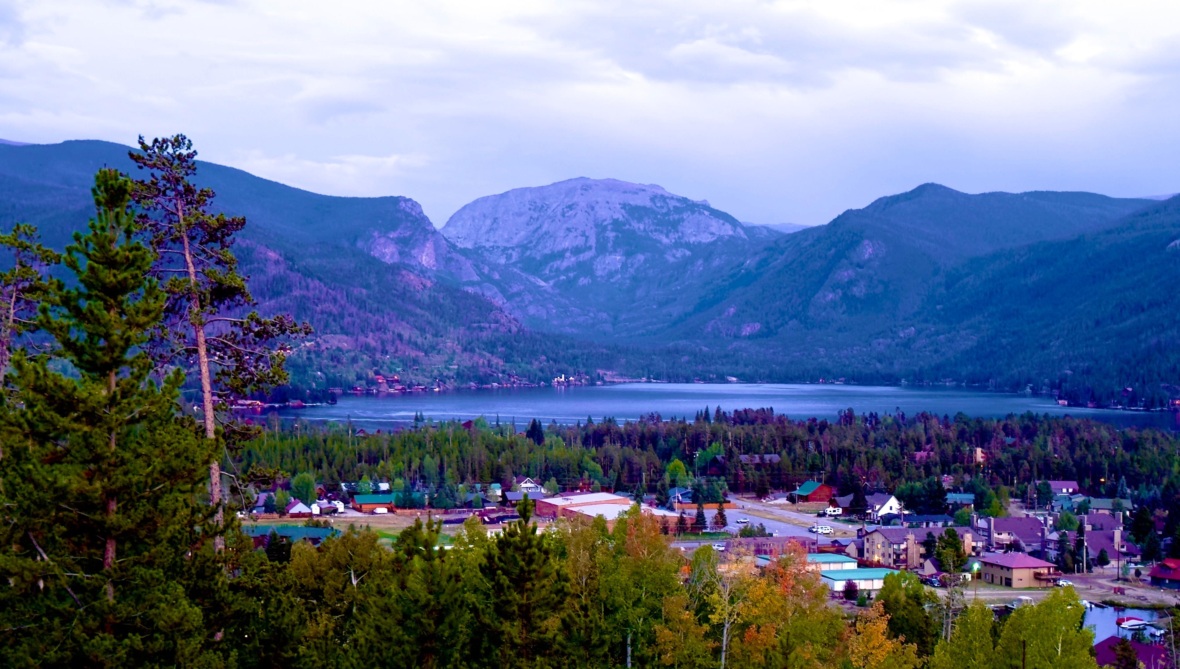 View from the covered porch.