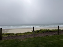 View from the patio on the first floor.