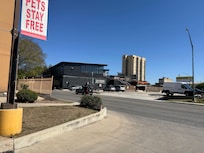 Fun bar with rooftop area.