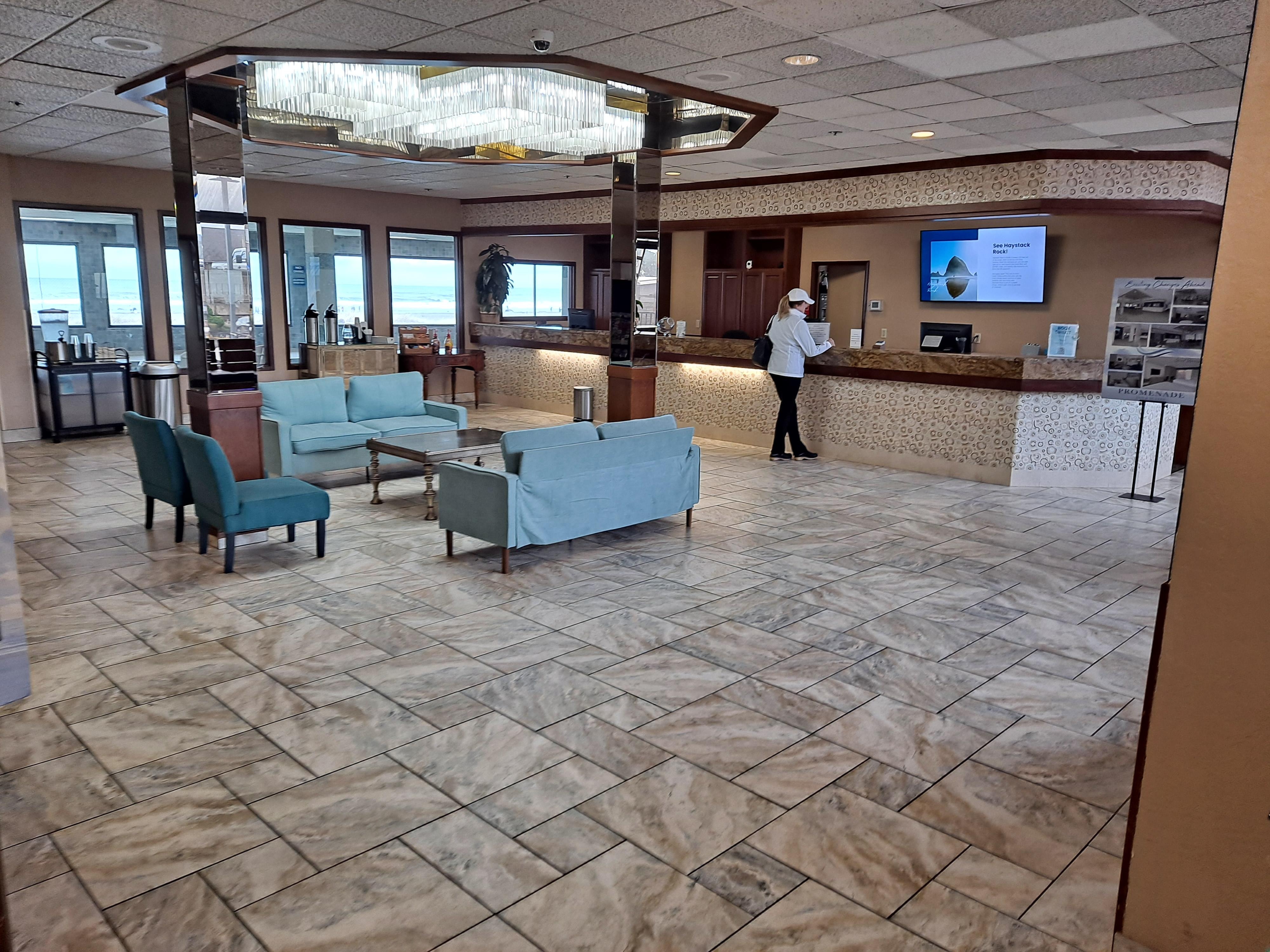 Big welcoming lobby.