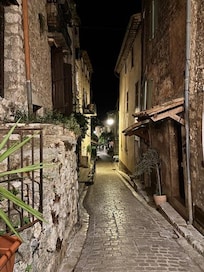 The street at night in Tourrettes-Sur-Loup
