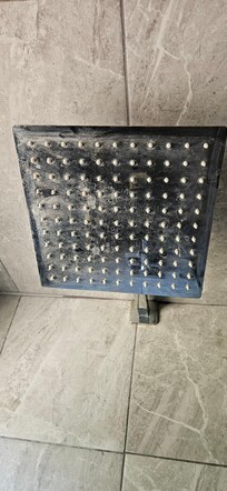 Residue on shower head