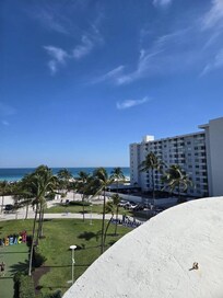 View from rooftop pool